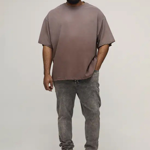 T-shirt pour homme de qualité supérieure, teint en pièce, style vintage, personnalisé, délavé à l'acide, coupe classique, 100% coton, respirant, manches courtes - Product Image 4