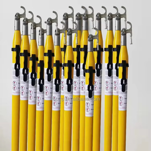 ไม้ค้ำยืดหดได้หลายท่อน แบบสามเหลี่ยม ฉนวนกันความร้อนสูง ปรับความยาวได้ - Product Image 1