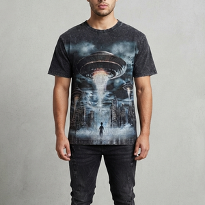 Camiseta extragrande con gráfico personalizado, cuello redondo, unisex, para uso casual de verano, manga corta, estilo moderno, para un ajuste cómodo. - Product Image 5