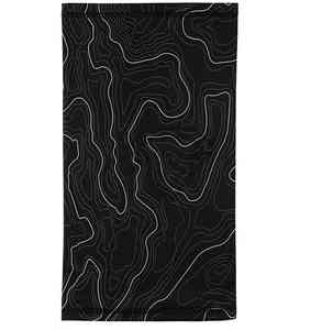 Cache-cou polaire d'hiver pour homme, motif noir, écharpe tubulaire thermique coupe-vent, masque facial pour le ski et la randonnée - Product Image 5