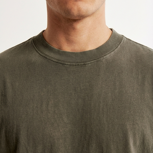Camiseta de Moda con Lavado Ácido de Alta Calidad, Transpirable, Material Suave al Tacto, Algodón, Ropa Casual - Product Image 2
