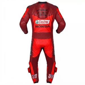 Traje de Carreras Nicky Hayden MotoCP Premium de Una Pieza Completo para Pista con Protectores Deslizantes OEM CE - Product Image 2
