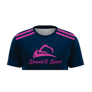 T-shirts en molleton 100% polyester personnalisés pour hommes, vêtements de sport et streetwear, manches courtes, fabricant OEM ODM, logo personnalisé - Product Image 6