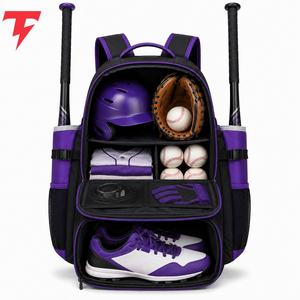 La bolsa de béisbol ofrece tela duradera, almacenamiento organizado y transporte cómodo para entrenamiento, práctica y actividades competitivas. - Product Image 1