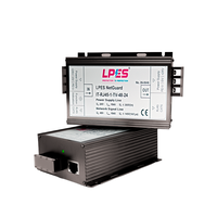Module d'interface réseau RJ45 100 Mbps avec protection contre les surtensions Ethernet 24 V PoE intégré et protection foudre pour ligne de données LAN
