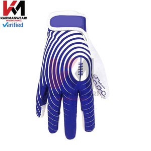 Guantes de Fútbol Americano con Alta Adherencia, Palma Reforzada, Duraderos, Transpirables, Ligeros, Diseño Flexible, Ajuste Cómodo - Product Image 2