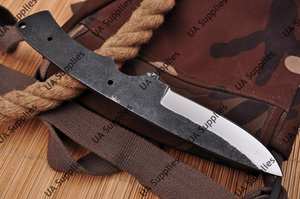 Couteau de camping forgé à la main, à lame fixe, pleine longueur, pointe tombante, en acier 1095 poli, personnalisable OEM/ODM, vente en gros directe usine - Product Image 6