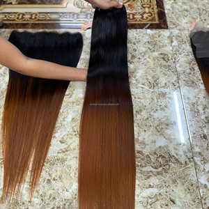 Productos de Cabello Humano al por Mayor, Paquete de Cabello Virgen Vietnamita Liso con Frontal de Encaje, Pelucas de Cabello Humano con Frontal de Encaje - Product Image 3