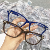 Monture optique classique en acétate pour femmes, lunettes de vue, lunettes de haute qualité, acétate épais classique, prix de gros d'usine, unisexe