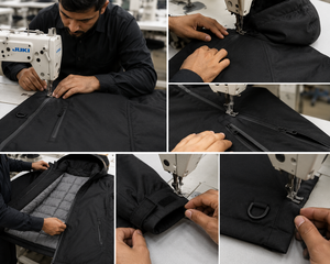 Unisex Custom Brand Logos Waterproof Swim Parka <b>Jacket</b> <b>Long</b> Hooded Fleece Lined Changing Robe for Swimming - Product Image 5