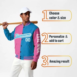 Customizable <b>Baseball</b> New Style Casual Varsity <b>Jackets</b> Winter Personalized Sports Varsity <b>Jacket</b> Custom Varsity <b>Jacket</b> <b>Man</b> - Product Image 6