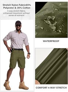 Men's Tactical Cargo Shorts Quick Dry Multi Pocket Outdoor Hiking Workwear Shorts - Product Image 4