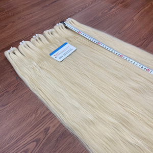 Cabello humano vietnamita natural liso de color, tejido a máquina, precio económico, listo para enviar, sin desprendimiento ni enredos. - Product Image 2
