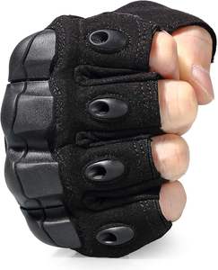 Fabricant de gants de chasse tactiles haut de gamme, logo personnalisé, OEM, approvisionnement en gros, imperméables, isolés thermiquement, demi-doigts, pour l'extérieur - Product Image 6