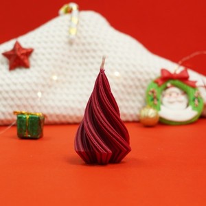 Handmade Soy Wax <b>Christmas</b> <b>Tree</b> <b>Candle</b> Modern Holiday Aromatherapy Scented Decor Gift for New Year Home Decoration - Product Image 3