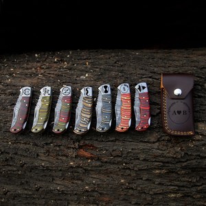 Handmade EDC Multi-Purpose Outdoor Camping Carry Pocket Folding Knife Custom Logo/Private Label Hunting Wholesale Bulk USA - Product Image 6