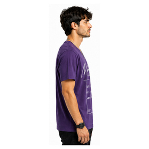 Camiseta Gráfica Vintage para Hombre, Oversize de Algodón, Estilo Urbano, Estampada, Hombros Caídos, Hip Hop, Casual, Moda Urbana - Product Image 5