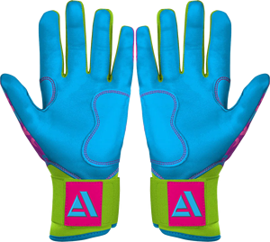 Gants de frappeur de baseball en cuir premium de haute qualité, personnalisables, avec fermeture auto-agrippante, conception à doigts complets, durables et antidérapants pour le poignet - Product Image 2