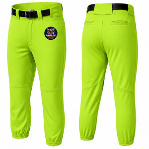Customized Design Adults Baseball Pants Moisture Wicking Quick Dry Breathable 100% Polyester Material <b>Athletic</b> Fit - Product Image 4