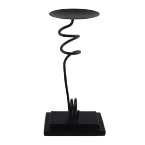 Iron 3-<b>Stick</b> Single Candlestick Holder Handmade Eco-Friendly Durable Heat Resistant Portable <b>Candle</b> Stand for Festive Home Decor - Product Image 6