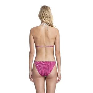 Conjunto de bikini de 2 piezas para mujer, ropa deportiva, traje de baño con cordón, estampado digital, cuello en V profundo, impermeable, protección UV - Product Image 2