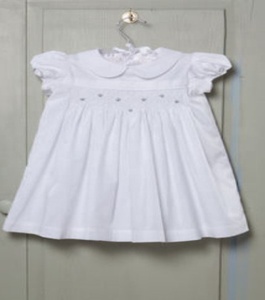 Vêtements d'été en coton smocké pour fille, tenue décontractée, pour femme, Mini Frock, rose, avec jolie broderie de bourgeon de rose - Product Image 1