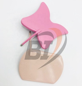 Pinzas para pestañas, pinzas para extensión de pestañas sostenibles probadas a mano con estampado de pestañas de acero inoxidable, etiqueta privada/Espejo para pestañas - Product Image 6