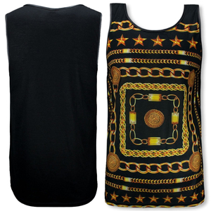 เสื้อกล้ามกีฬาผู้ชายคุณภาพสูง ทรงเข้ารูป ผ้าฝ้ายเนื้อดี พิมพ์ลายแบบซับลิเมชั่น ปรับแต่งได้ เสื้อยืดออกกำลังกาย ระบายอากาศดี สปอร์ต - Product Image 4