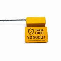 Sceau de câble métallique anti-effraction à diamètre réglable RFID YSD-CS5110 pour le transport de conteneurs de marchandises
