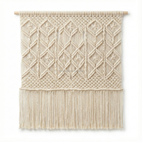 Tapisseries murales en macramé texturé, magnifique art du nœud pour la maison, vente en gros, fabricant, écologique, durable, Vietnam