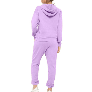 Survêtements pour femmes en coton respirant à séchage rapide, sur mesure, nouvelle arrivée, coupe classique, ensemble de survêtement à col rond pour femmes - Product Image 2