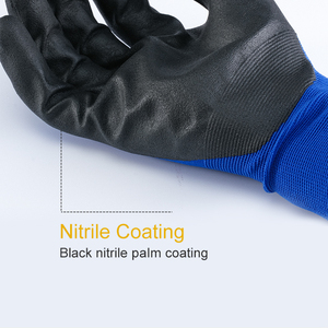 Nouveaux gants de travail en nitrile 10 mil, revêtement texturé, antidérapants, anti-chimiques, respirants, durables, pour les tâches quotidiennes - Product Image 5