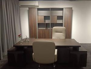 Modern Durable Executive L Shape Office <b>Desk</b> Storage <b>Cabinet</b> Contemporary Hipboard Melamine Design for Home Office Commercial - Product Image 5