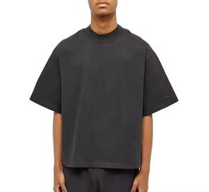 T-shirt pour homme coupe ample délavé à l'acide, qualité supérieure, style streetwear décontracté en coton, T-shirts oversize pour homme délavés à l'acide - Product Image 5