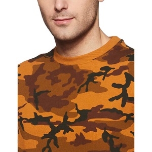 Sudaderas de manga larga con estampado de camuflaje y logotipo personalizado para hombre, ropa de calle a la moda, sudadera informal para hombre, Sudadera de cuello redondo Unisex - Product Image 3