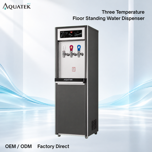 Distributeur d'eau chaude et froide sur pied pressurisé AQUATEK pour applications de bureau et commerciales - Product Image 1