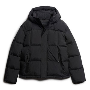 High Quality Customized Men's Long <b>Thin</b> Canvas Waterproof Breathable <b>Puffer</b> <b>Jackets</b> 2026 New Arrival High Street Style Hooded - Product Image 1