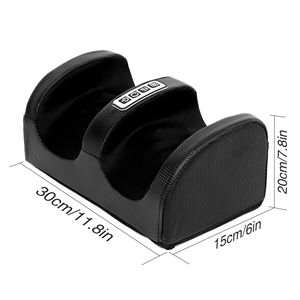 Massaggiatore per Piedi Black Co Comfort Therapy con Funzione di Impastamento e Rotolamento per Massaggio di Caviglie e Polpacci Senza Telecomando - Product Image 1