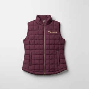 Gilet matelassé léger et isolant pour femme, sans manches, pour l'hiver, vêtement d'extérieur, fabricant de vêtements sur mesure - Product Image 4