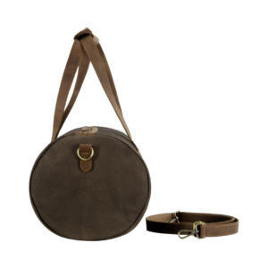 Vintage Waxed Canvas & Crazy Horse Leather Travel Duffel <b>Bag</b> Large Capacity Weekend <b>Overnight</b> <b>Bag</b> Custom Gym Business Travel Lug - Product Image 2