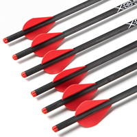 Vente en gros usine – Flèches de carabine à poulies en fibre de carbone de haute qualité pour la chasse, 7,62 mm, en acier, longueurs personnalisables 16, 18, 20, 22 pouces