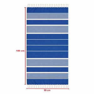 Toalla Hammam 100% Algodón de Alta Calidad, Toalla Fouta Personalizada con Diseño a Rayas para Mujer, Exportador en India - Product Image 6