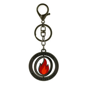 พวงกุญแจโลหะหมุนได้ สั่งทำโลโก้ได้ จำนวนมาก ราคาส่ง - Product Image 1