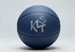 ลูกบาสเก็ตบอล KLTW INT'L สีดำ ขนาด 7 พร้อมโลโก้ K1 หุ้มด้วยหนัง ทนทาน เหมาะสำหรับฝึกซ้อมในร่ม - Product Image 3