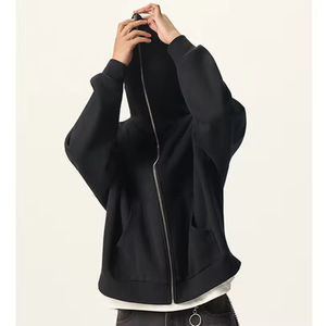 2026 Sweat à capuche unisexe entièrement personnalisable de haute qualité pour hommes, avec fermeture éclair intégrale, style décontracté uni, vente en gros, fabrication - Product Image 2