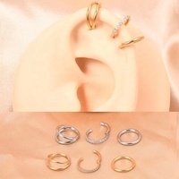 Anneau de piercing multifonctionnel en titane F136 pour septum nasal, lot de 3 anneaux de piercing nasal, vente en gros