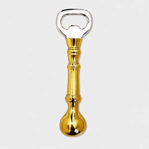 Décapsuleur artisanal en laiton massif, motif hippocampe, doré vintage, ouvre-bouteille en métal pour décoration de bar côtier et mariage - Product Image 5