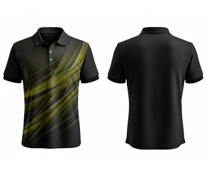 Polo de Sublimación Completa a la Moda, Ligero y Cómodo para Hombres, Mujeres y Jóvenes, de Secado Rápido, Estilo Deportivo - Product Image 6