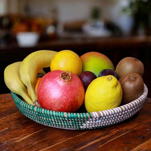 Panier ovale en herbe tressée pour fruits, panier de rangement fait main, vente en gros, écologique, fabriqué au Vietnam - Product Image 4