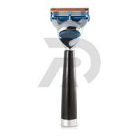 RASOIR PRESTIGE en acier inoxydable à triple lame, finition polie/satinée, taille personnalisable pour homme (visage/corps/bikini)